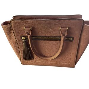 Kate Spade Chester street satchel purse dusty rose 9 x 9 x 3 inches